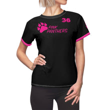 Load image into Gallery viewer, Pink Panthers - #36 - Women&#39;s Cut &amp; Sew Tee (AOP)
