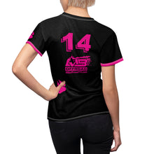 Load image into Gallery viewer, Pink Panthers #14 - Women&#39;s Cut &amp; Sew Tee (AOP)
