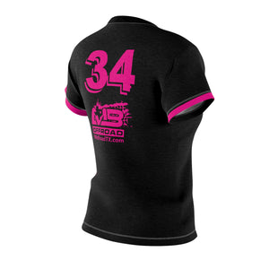 Pink Panthers #34 - Women's Cut & Sew Tee (AOP)
