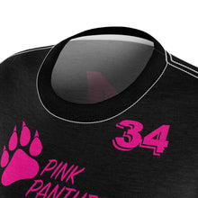Load image into Gallery viewer, Pink Panthers #34 - Women&#39;s Cut &amp; Sew Tee (AOP)
