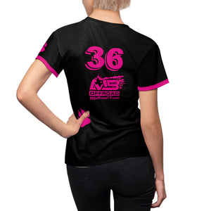 Pink Panthers - #36 - Women's Cut & Sew Tee (AOP)