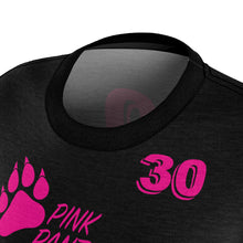 Load image into Gallery viewer, Pink Panthers - #30 - Women&#39;s Cut &amp; Sew Tee (AOP)
