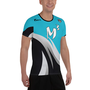M3 Glass - All-Over Print Men's Athletic T-shirt