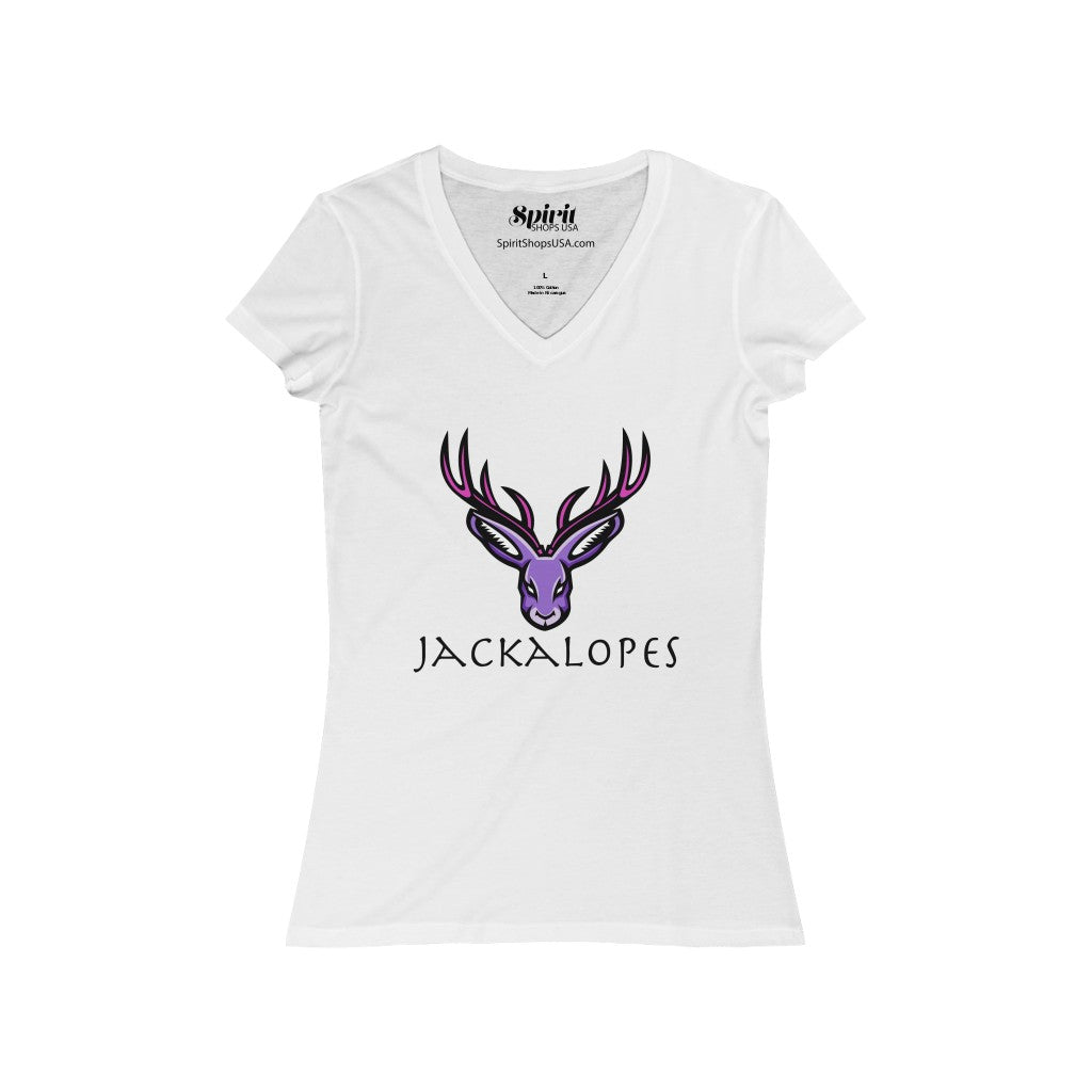 HUSA - Jackalopes - Women's Jersey V-Neck Tee