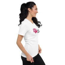 Load image into Gallery viewer, HUSA - Pink Panthers - Unisex V-Neck T-Shirt
